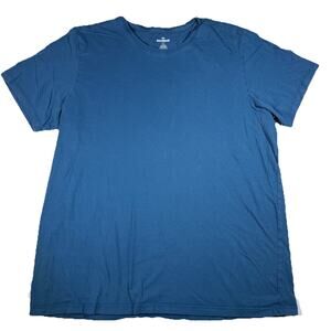 Bombas Shirt Mens Large Blue Crewneck Peruvian Pima Cotton Soft Tee